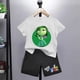 thumbnail image 5 of Disney-Conjunto de camiseta de algodón para niño y niña, ropa deportiva para niño y niña, camisetas de cómic, ropa informal para bebé, regalo, 5 of 5