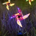 thumbnail image 5 of 2Pc Solar Garden Pathway Lights Outdoor, Solar Stake Light Waterproof IP65 Windmill Lamp Decorative for Garden Lawn Courtyard ( 4 Colors ), 5 of 6