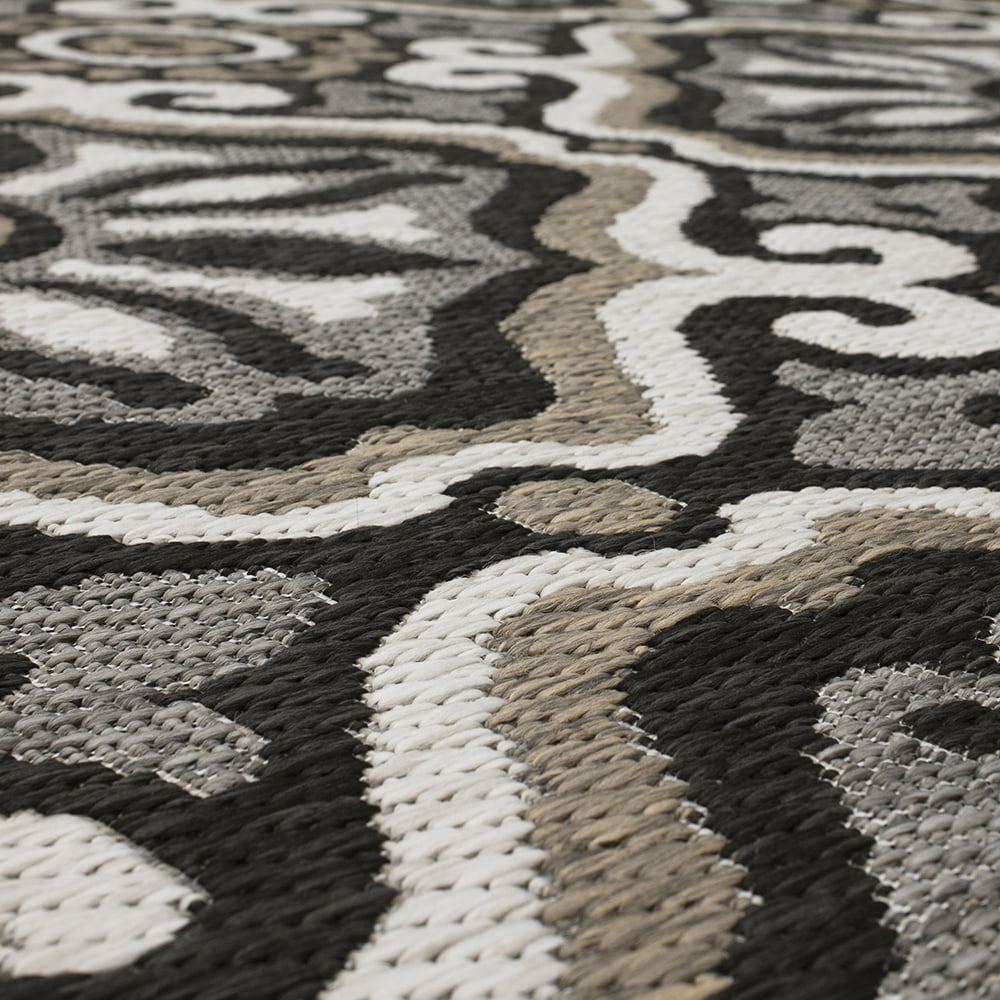 Mohawk Home Positano Outdoor Area Rug, Dark Grey, 10' x 13'