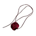 thumbnail image 2 of Rose Choker Necklace Statement Elegant Waist Chain for Birthday Party Ladies Red, 2 of 8