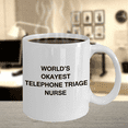 thumbnail image 3 of World's Okayest Telephone triage nurse - Telephone triage nurse Gift Coffee Mugs - Porcelain White Funny Coffee Mug & Coffee Cup Gifts 11 OZ - Funny Inspirational and sarcasm, Gifts Ideas, 3 of 7