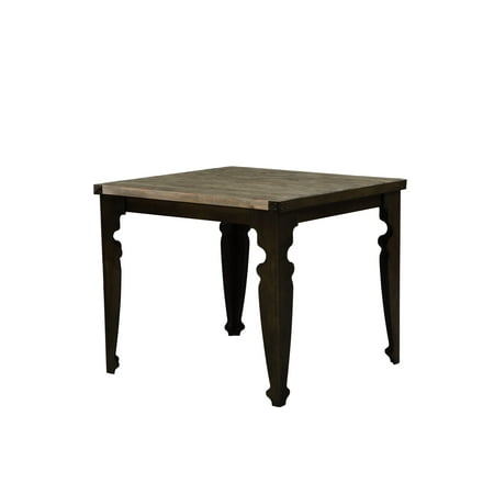 Reclaimed Table Tops Emerald Home Valencia Reclaimed Pine and Black 42