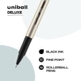 thumbnail image 2 of Bolígrafo enrollable Uniball Deluxe Fine de 0,7 mm con tinta negra x12, 2 of 6