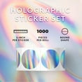 thumbnail image 2 of 1 Inch | 1000pcs in a Roll | Perforated Round Color Coding Circle Dot Labels | Metallic Shinny Rainbow Effects for Envelop Seals, Colored Dot Stickers, 2 of 5