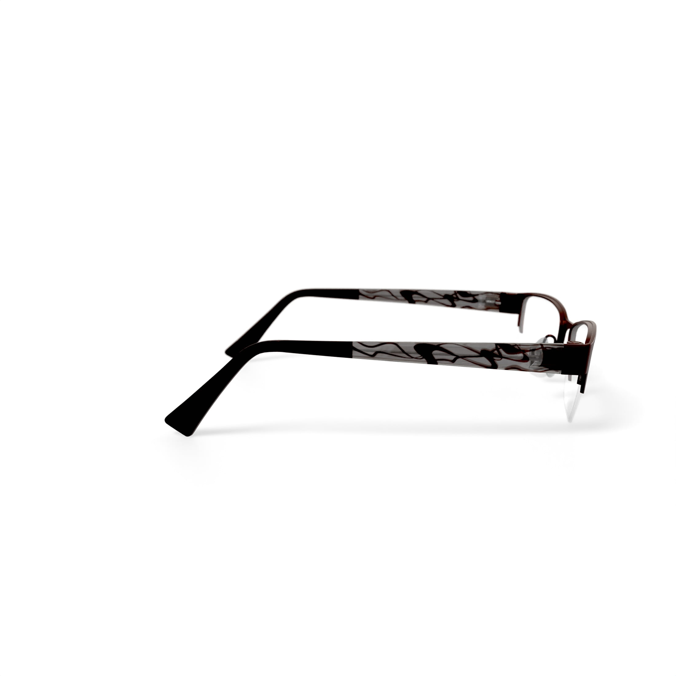 EasyClip Women’s EC326 Square Prescription Eyeglasses with Case, Red