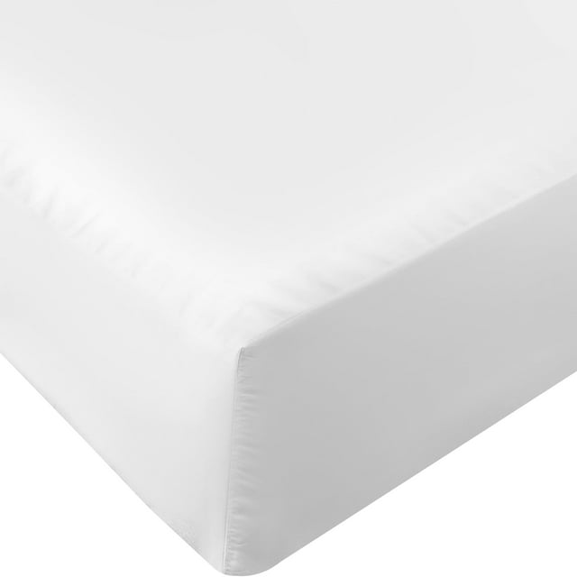 Sábana bajera ajustable Utopia Bedding, tamaño king, cómoda, microfibra, color blanco