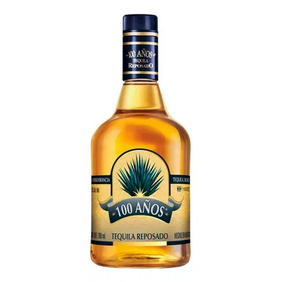 Pack de 12 Tequila 100 años Etiqueta Azul Reposado 650 ml