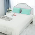 thumbnail image 2 of Zippered Pillow Cases Pillowcases Covers Egyptian Cotton 2-Pack (20 x 30 Inch, Cyan), 2 of 8