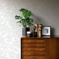 thumbnail image 2 of A-Street Prints Larkin Grey Floral Wallpaper, 2 of 3