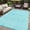 Blue, variant on Lahome Decor 6’X9’ Rainbow Outdoor Rug for Patio,Beach Mats Waterproof, Camping Rug for Outside RV, Portable Plastic Straw Outdoor Area Rug for Backyard, Garden, Pool Deck,Light Khaki