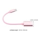 thumbnail image 4 of Cable adaptador extensor trenzado tipo c macho a USB hembra, convertidor OTG, sincronización de datos, transferencia, cargador de batería, oro rosa, 4 of 5