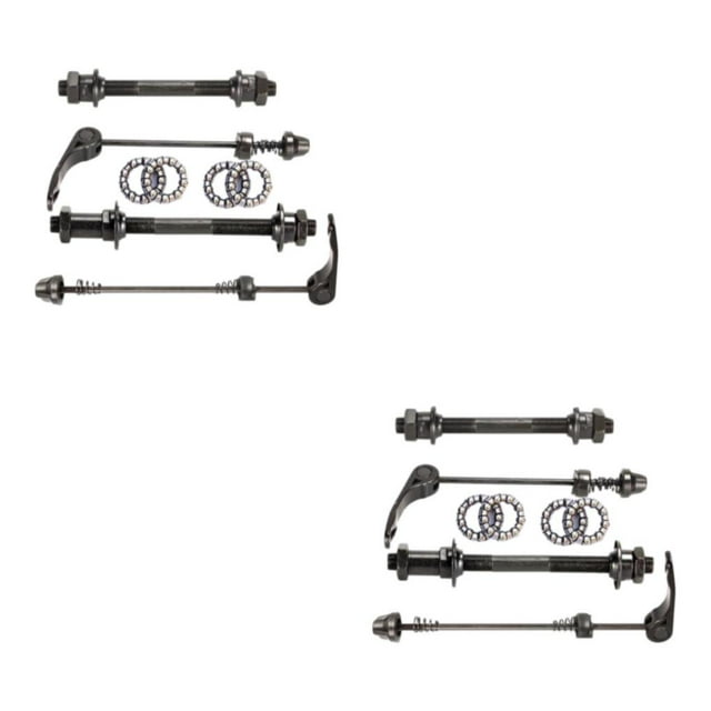 relayinert Bike Axle Quick Release Skewer Set Reliable Strength Construction Easy front and Rear axle 2Set