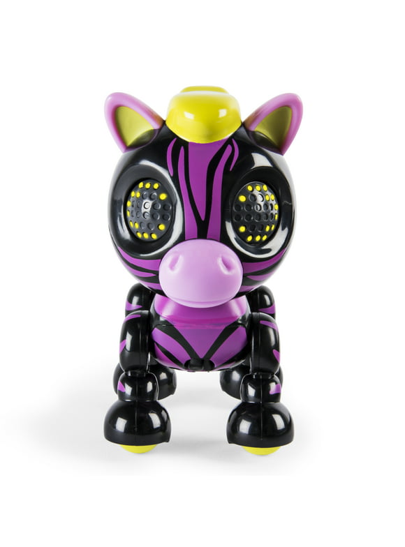 Zoomer Zupps Safari, Zellie - Interactive Zebra with Lights, Sounds and Sensors Electronic Pet