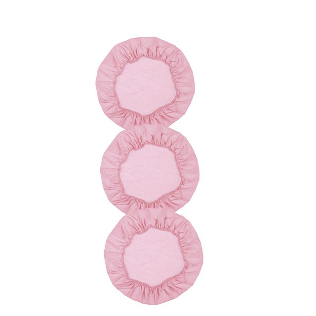 3 uds.Funda de asiento antipolvo rosa para silla, protectores de silla de comedor para bodas, brindan el mejor a su asiento de silla cuadrado Zulema Funda para silla de comedor
