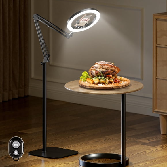 Trípode tipo Ring Light LUXSURE para iPhone con soporte de luz de 71 cm