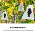 thumbnail image 3 of OATIPHO Grape Grow Bag Paper Breeding Cover for Grape Sun Rain Wind 100Pcs, 3 of 6