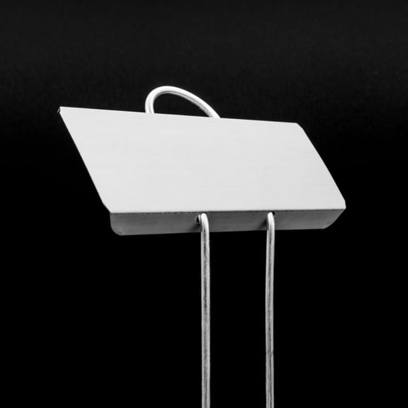 Sturdy Aluminum Metal Plant Labels Garden Markers, Free shipping, Made in USA, 11-1/2" tall, 25 garden labels per set; Paw Paw Everlast Label Company