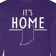 thumbnail image 4 of Inktastic It's Home State of Indiana Outline Long Sleeve T-Shirt, 4 of 5