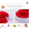 thumbnail image 3 of Moyic Sombrero transpirable para mascotas, gorros de Papá Noel, gorros de Navidad de invierno no tejidos, adornos hechos a mano DIY, suministros de Kits de decoración para fiestas Moyic HA069647-00, 3 of 6