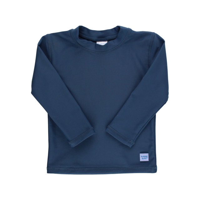Rash Guard Rugged Butts azul marino de manga larga UPF 50+ 3-6M