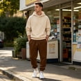 thumbnail image 4 of Wutalume Men's Slim Fit Joggers — Sweatpants with Tapered Leg, Drawstring Waist, Comfortable Lounge Pants for Active Days, 4 of 7