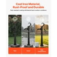 thumbnail image 3 of VEVOR Well Hand Pitcher Pump, 20 ft Max Lift, Antique Cast Iron Manual Hand Water Pump with Heightening Base, NPT 1-1/4 in Connection, Easy Installation, for Outdoor Garden, Pond, Yard, Farm, Black, 3 of 9