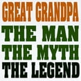 thumbnail image 2 of CafePress - Great Grandpa The Legend Infant Bodysuit - Baby Light Bodysuit, Size Newborn - 24 Months, 2 of 4