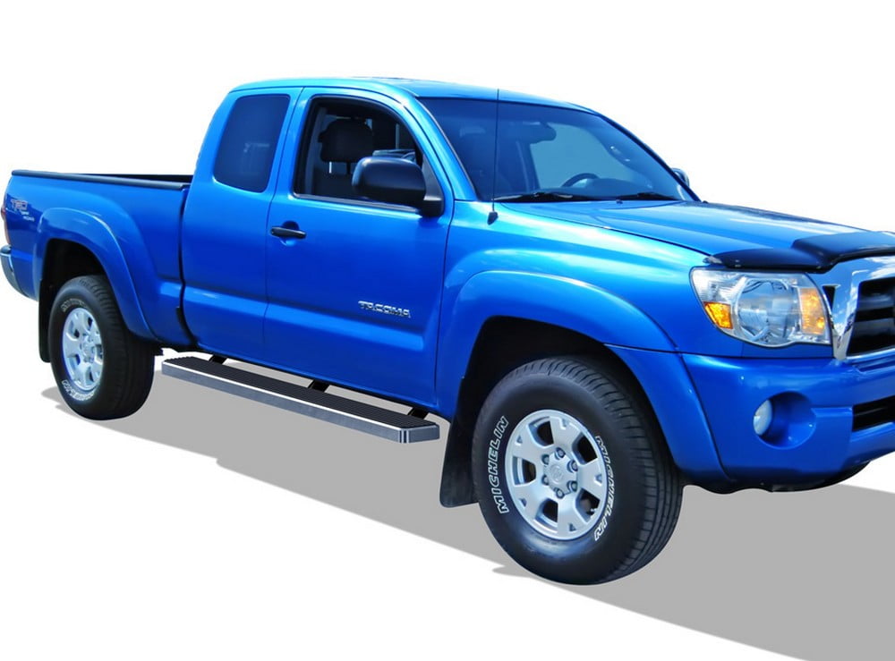 APS Running Boards 6 inches Compatible with Toyota Tacoma 2005-2023 Access Cab (Nerf Bars Side Steps Side Bars)