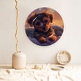 thumbnail image 5 of Honeii Puppy Lying On A Cloud Print Elegant Bone China Decorative Plate, Porcelain Plate,Art Crafts,Ceramic Ornaments for Home Office Wall Decor-7in, 5 of 6