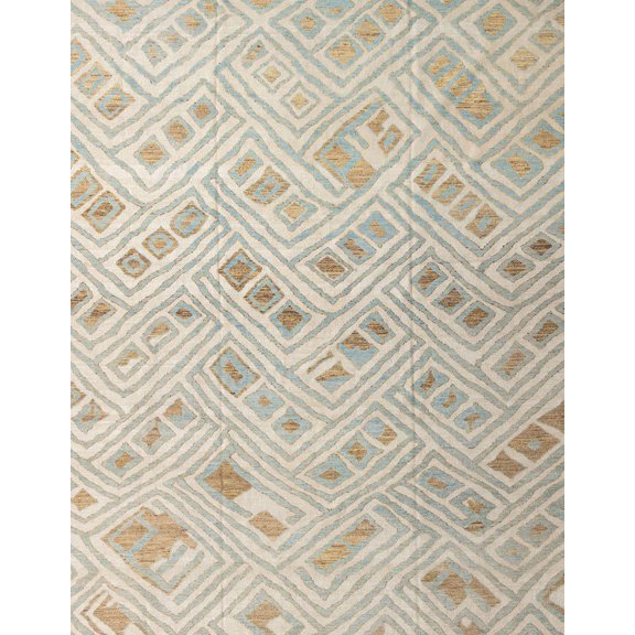 Ahgly Company Machine Washable Indoor Rectangle Abstract Camel Brown Area Rugs, 5' x 7'