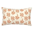 thumbnail image 1 of Fotbe Hand Drawn Snake Funda de Almohada Decorativa Estilo Occidental, Lujo en Algodón, Fundas para Almohadas King, Cojín Estampado para Decoración del Hogar-16"x24", 1 of 6