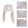 thumbnail image 2 of ✪ Rabbit Knit Hat Long Ear Hat Skullies Beanie Crochet Knitted Hat Winter Warm, 2 of 19