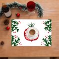 thumbnail image 4 of Lilixerw Christmas Placemats,Christmas Decor for Table Seasonal Winter Holiday Decor for Indoor Outdoor Dining Table Decorations,2024 New Christmas Decoration, 4 of 6