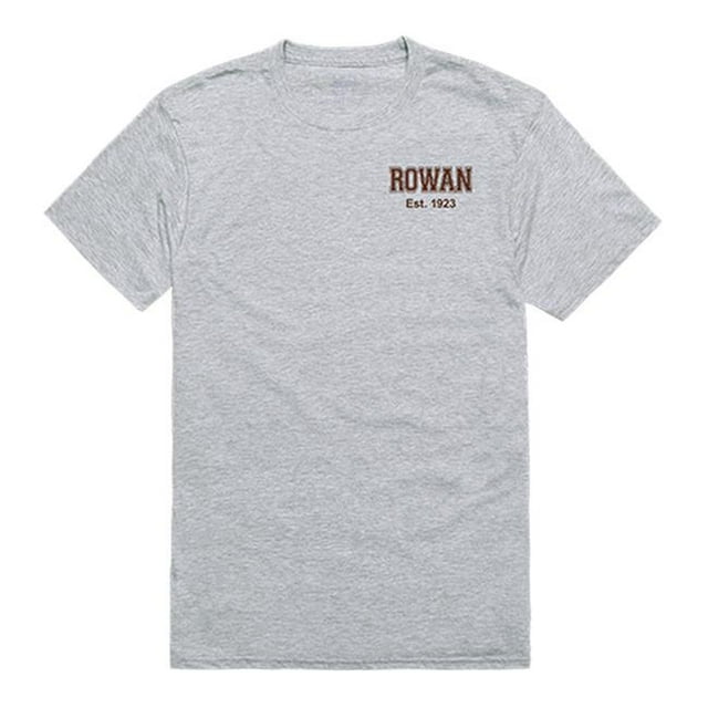 W Republic 528-371-HGY-04 Rowan University Men Practice T-Shirt, Heather Grey - Extra Large