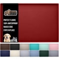 thumbnail image 1 of Alfombrilla de Alimentación Gorilla Grip Roja Impermeable con Borde Elevado para Mascotas, 1 of 9