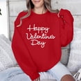 thumbnail image 4 of Amzcrzy Chandails pour Femmes Imprimé Mode Rouge Chandails Valentines Day Décontractés Manches Longues Col Rond Cadeaux Valentines Tops Valentines Day pour Femmes, 4 of 7