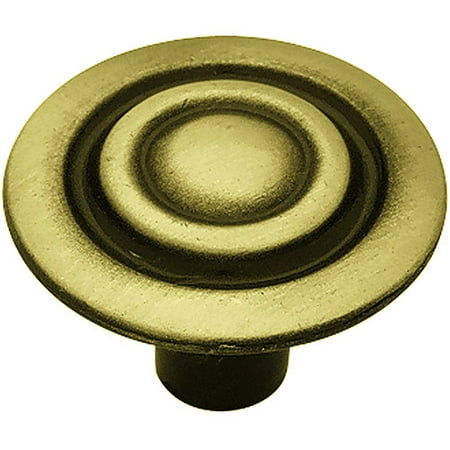 Liberty Antique Brass 1-1/8" Target Round Knob