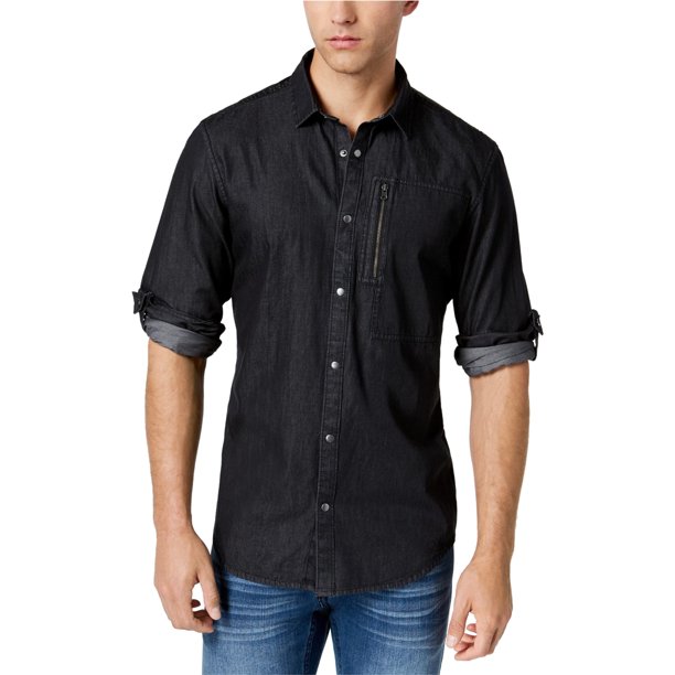 Camisa con Botones I-N-C Today para Hombre Blackwash XL
