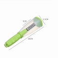 thumbnail image 5 of Multifunction Storage Peeler, Built-in Container, Stainless Steel Blade, 20cm, Red, 5 of 6