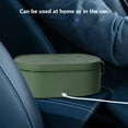 thumbnail image 6 of 28 Ounce Electric Heated Lunch Box, Portable Food Warmer, 2 Removable Stainless Steel Inner, Perfect for Travel, Car, On-the-Go, Keeps Food Warm, Spill-Free, Dishwasher-Safe Gray Green, 6 of 6
