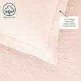 thumbnail image 2 of Royal Borough Luxuriously-Textured 100% Cotton Matelasse 2 Piece. Solid Color Coverlet Set with Sham (Blush, Twin), 2 of 5