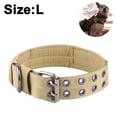 thumbnail image 2 of Collar de perro para perros grandes, collares tácticos anchos con asa para perros de raza Extra grande, Collar grueso para cachorros, Collar de nailon para mascotas, 2 of 5