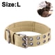 thumbnail image 2 of Collar de perro para perros grandes, collares tácticos anchos con asa para perros de raza Extra grande, Collar grueso para cachorros, Collar de nailon para mascotas, 2 of 5