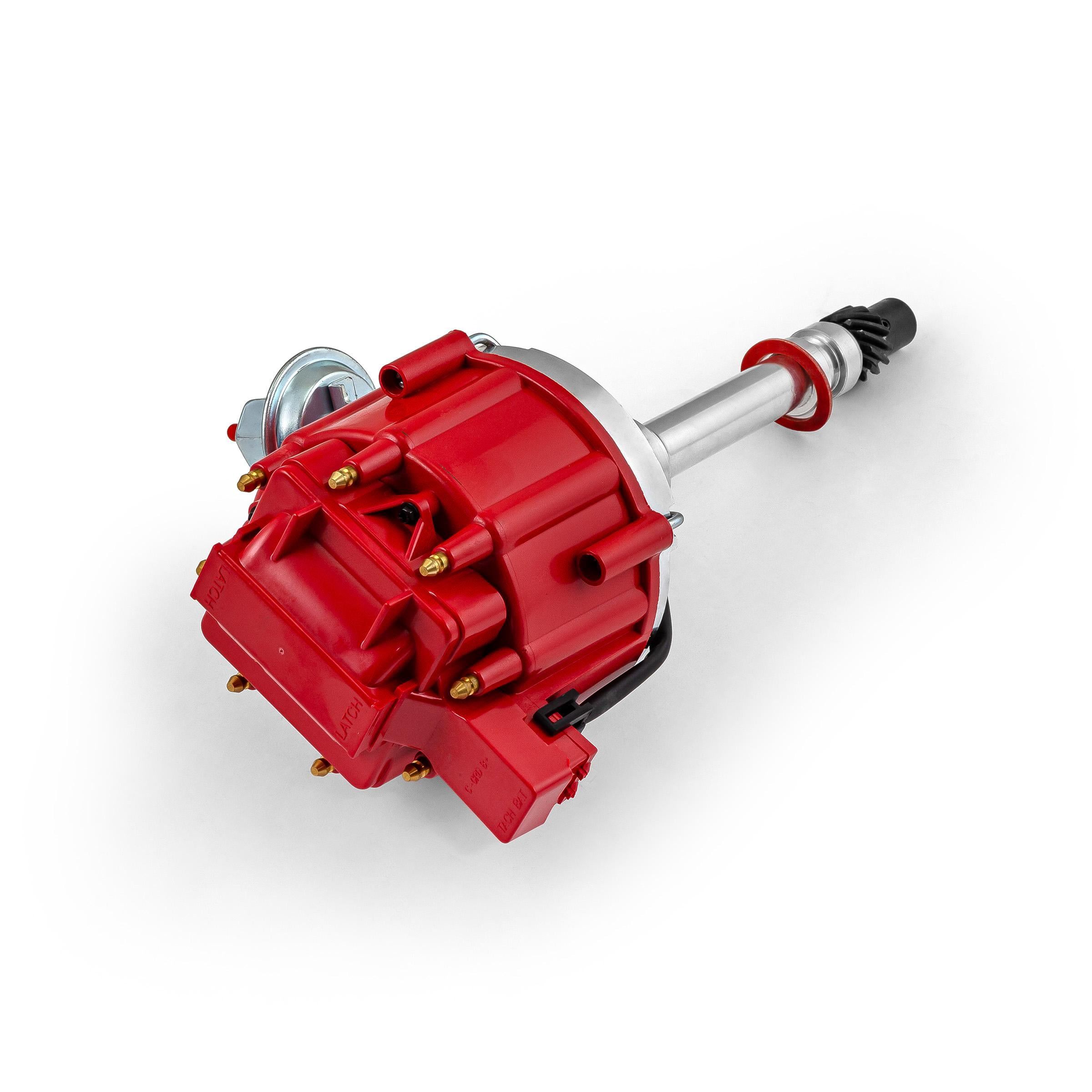 Speedmaster PCE376.1032.01 Compatible with Chevy SBC 350 BBC 454 6000 Series 65K Coil HEI Distributor [Red]