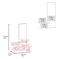 thumbnail image 2 of Floating Cabinet with Drawer and Shelf / Store Daily Necessities, 2 of 6