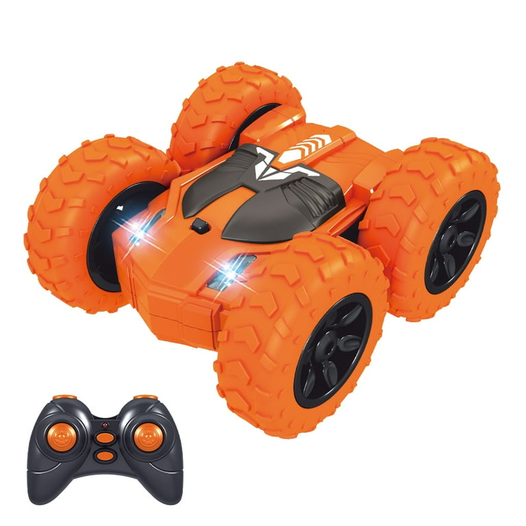 SeekFunning Remote Control Car High speed Double sided Jumping RC Car Rechargeable Batteries Toy Cars for Kids
