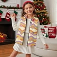 thumbnail image 2 of Pzuqiu Colorful Flower Girl Outerwear Vest Size 9-10 Fall Winter Clothes Soft Sleeveless Vest Zip Up for Girl Stand Collar Personalized Fall Outerwear Versatile for Everyday Wear, 2 of 7