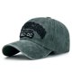 thumbnail image 1 of Gorra de béisbol vintage americana lavada vieja con letras bordadas tridimensionales para hombre y mujer, 1 of 6