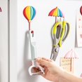 thumbnail image 4 of 4 Pieces Rainbow Balloon Refrigerator Hanger Magnetic Hanger Key Keychain Hook Hangers for Decorating Towel Balloon Refrigerator Kitchen, 4 of 5