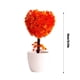 thumbnail image 2 of LUXLEVO Bonsái en forma de corazón en mini maceta para escritorio del hogar Pequeño adorno de mesa blanco, 2 of 6